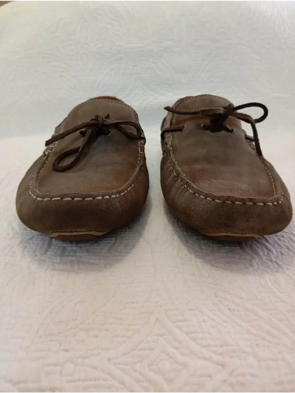 Cole Haan Zero Grand Mens Suede Driving Moccasins Sz 11.5M Brown Casual Loafers